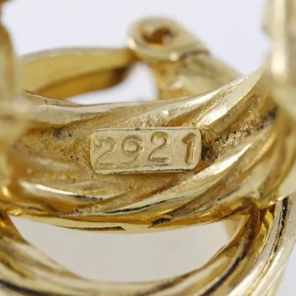 CHANEL Earring Plated Gold 11g Women